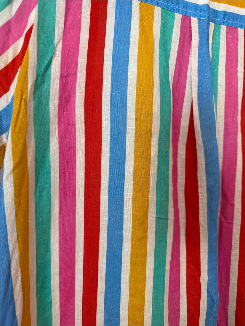 Tuckernuck Multicolor Striped Linen + Cotton Button-Up Shirt Dress - Picture 11 of 14